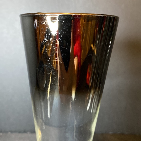 Set of Five Vintage Silver Fade Pilsner Glasses - Picture 3 of 4